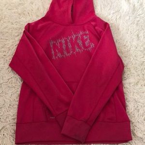pink NIKE kids sweatshirt